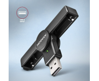 Axagon CRE-SMPA USB-A Smart card PocketReader czytnik - 1485440 - zdjęcie 4
